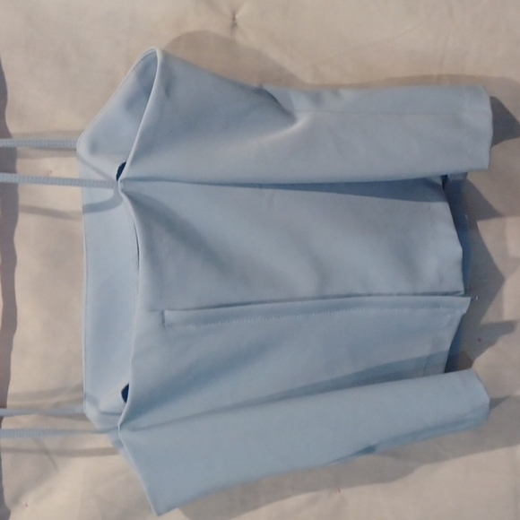 Vintage Powder Blue business / pageant suit, 9/10, fits like 8 - Picture 8 of 9